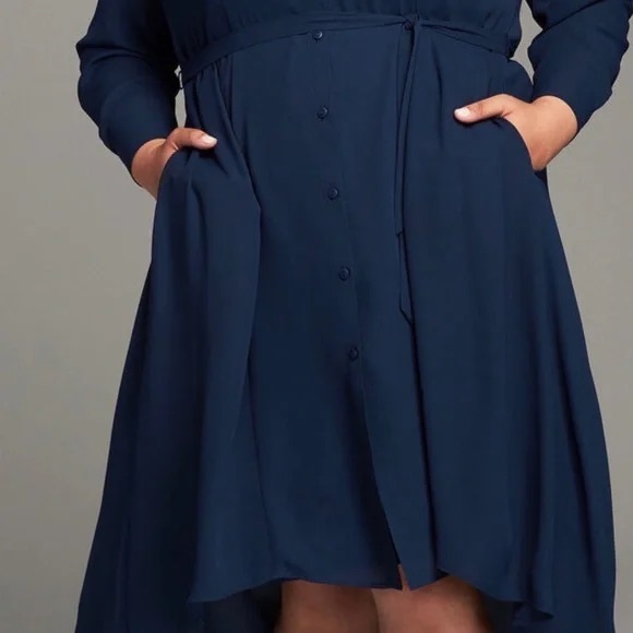 GIRL WITH CURVES x Dia & Co Shirt Dress - Picture 4 of 4